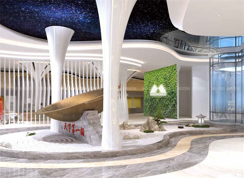 在企業(yè)展廳裝修設(shè)計中，如何運用品牌元素和視覺識別系統(tǒng)？