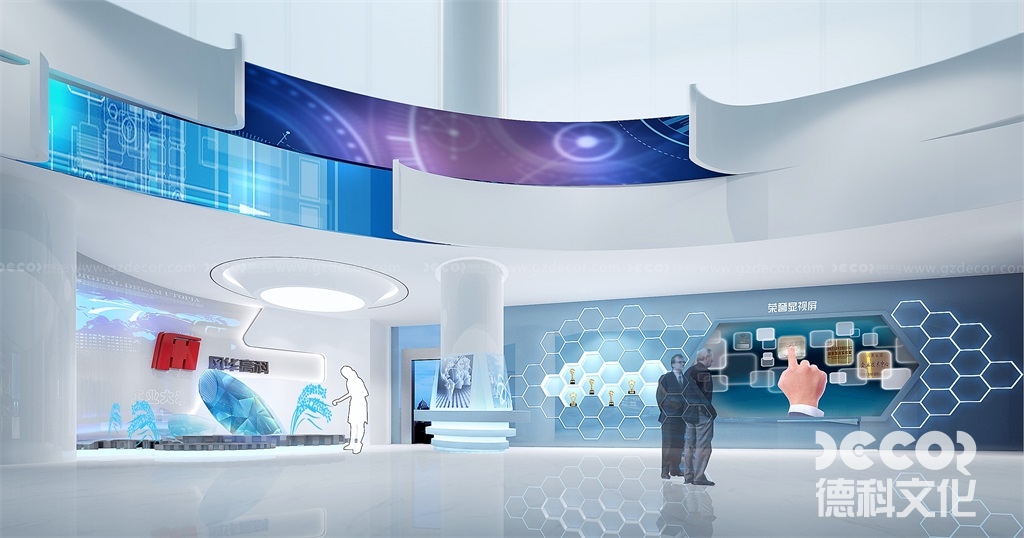 現(xiàn)代簡約企業(yè)展廳設(shè)計(jì)如何提升客戶的品牌認(rèn)知度？